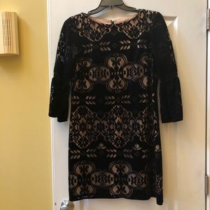 Eliza J velvet dress